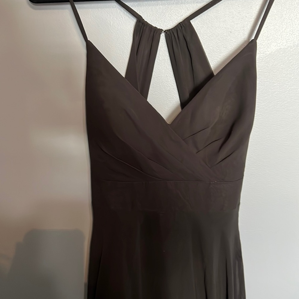 Black bridesmaid dress